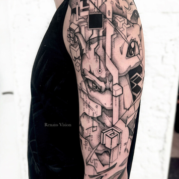 Heilige Geometrie: Die Tattoo-Kunst von Renato Vision aus Sao Paulo