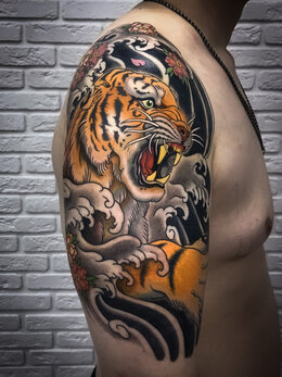 Neojapanese tattoo