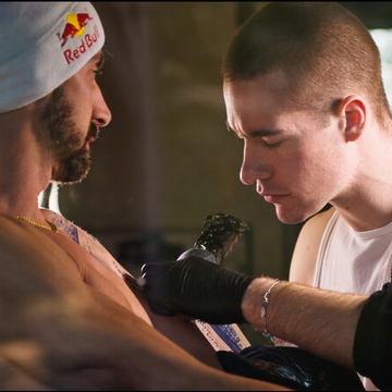 Tattoo als Lebensgeschichte: Aleki Blue und BMX-Legende Terry Adams arbeiten an einem persönlichen Projekt