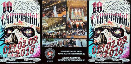 18th Wuppertaler Tattoo Convention | 01 - 02 September 2018