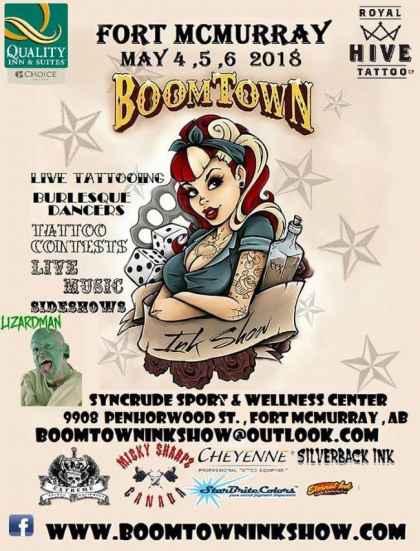 Boomtown Ink Show | 04 - 06 May 2018