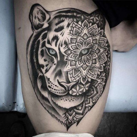 Contrast Dotwork by Chris Bint