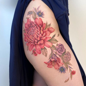 Botanical Tattoos and the Art of Graphics: A Conversation with Olga Kotova