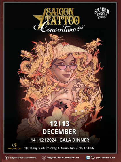 Saigon Tattoo Convention 2024 | 12 - 14 December 2024