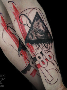 Trashpolka tattoo