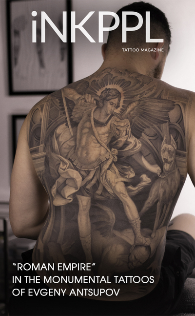 Das „Römische Reich“ in den monumentalen Tattoos von Evgeny Antsupov