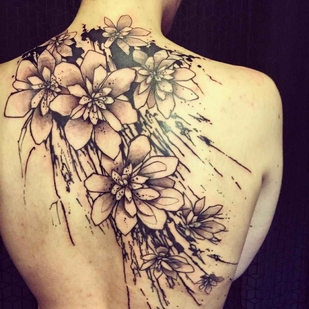 tattoo #5108 | Tattoo Artist L'oiseau (Franck Solers)