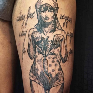 tattoo #5105 | Tattoo Artist L'oiseau (Franck Solers)