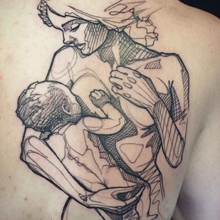 tattoo #5115 | Tattoo Artist L'oiseau (Franck Solers)