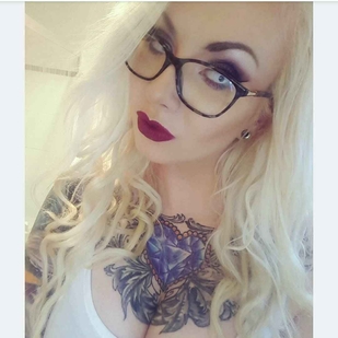 🔥 Heiße Fotos, Model-Portfolio  #6328 Tätowiermodell Jade Zombie