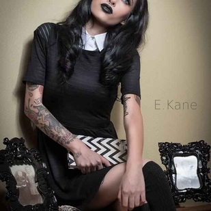 🔥 Heiße Fotos, Model-Portfolio  #6511 Tätowiermodell Karla Blackburn