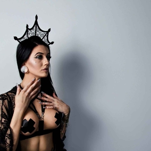 🔥 Heiße Fotos, Model-Portfolio  #6430 Tätowiermodell Cloe Raven