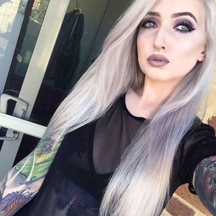 🔥 Heiße Fotos, Model-Portfolio  #6232 Tätowiermodell Kimberry Behets