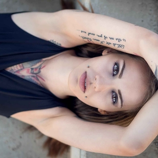 🔥 Heiße Fotos, Model-Portfolio  #6070 Tätowiermodell Jackie Janzer