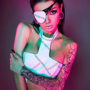 🔥 Heiße Fotos, Model-Portfolio  #6411 Tätowiermodell Cloe Raven