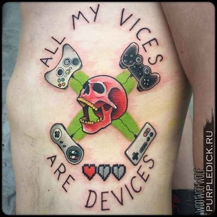 tattoo #16316 | Tattoo Artist Dmitriy PurpleDick Yakovlev