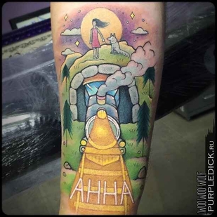 tattoo #16320 | Tattoo Artist Dmitriy PurpleDick Yakovlev