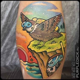 tattoo #16323 | Tattoo Artist Dmitriy PurpleDick Yakovlev