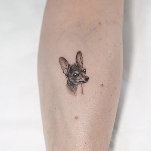 Weiblich   tattoo auf Bein #63856 | Tattoo Artist Anna Selezneva