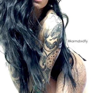 🔥 Heiße Fotos, Model-Portfolio  #16891 Tätowiermodell KarmaBirdfly