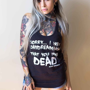 🔥 Heiße Fotos, Model-Portfolio  #16444 Tätowiermodell Slim Suicide