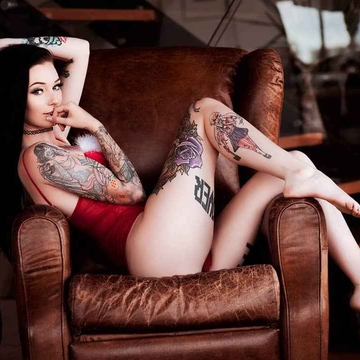  Tattooed model Hylia Fawkes