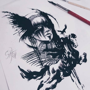 tattoo #28489 | Tattoo Artist Anastasia Salem