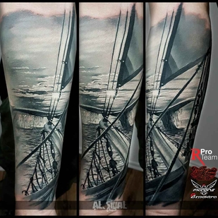 tattoo #7859 | Tattoo Artist Aleksandr Sigal Romashev
