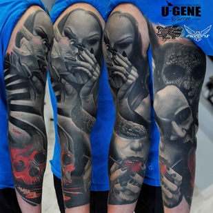 tattoo #8539 | Tattoo Artist Evgeniy U-Gene Goryachiy