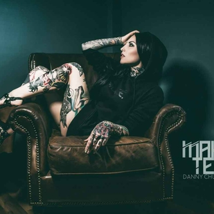 🔥 Heiße Fotos, Model-Portfolio  #9416 Tätowiermodell Makani Terror