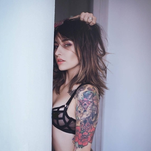 🔥 Heiße Fotos, Model-Portfolio  #28832 Tätowiermodell Mica