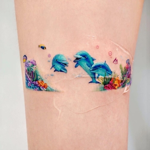 Weiblich Farbe  tattoo auf Unterarm #53032 | Tattoo Artist Songe