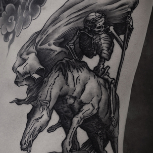 Männlich Schwarz Gravur tattoo auf Seite #65640 | Tattoo Artist ROMAN MIGURA