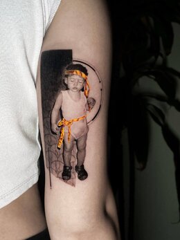 Microrealism tattoo