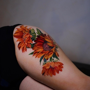 Weiblich Farbe Realismus tattoo #66200 | Tattoo Artist PONY WAVE