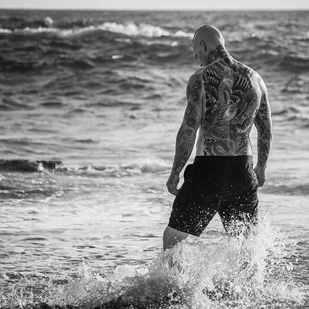 🔥 Heiße Fotos, Model-Portfolio  #10573 Tätowiermodell Marshall Perrin