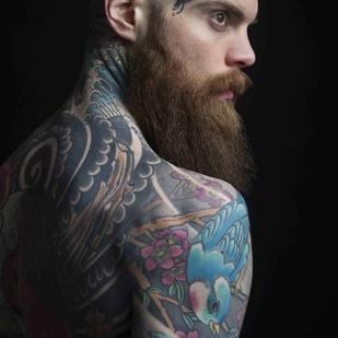 🔥 Heiße Fotos, Model-Portfolio  #19011 Tätowiermodell Sylvain Hélaine