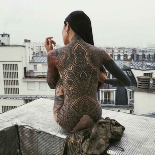 🔥 Heiße Fotos, Model-Portfolio  #20025 Tätowiermodell Anh Wisle