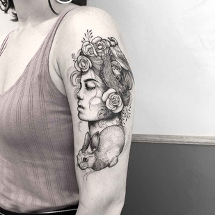 tattoo #19084 | Tattoo Artist Sandra Cunha