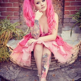 🔥 Heiße Fotos, Model-Portfolio  #19283 Tätowiermodell Kelly Eden