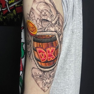 Farbe  tattoo auf Schulter #39779 | Tattoo Artist Duda Lozano