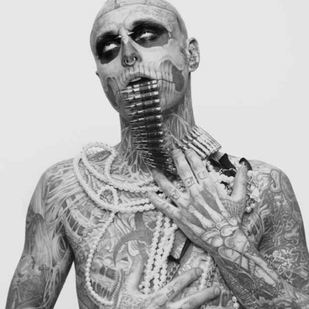 🔥 Heiße Fotos, Model-Portfolio  #929 Tätowiermodell Rick «Zombie boy» Genest