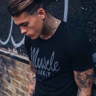 🔥 Heiße Fotos, Model-Portfolio  #905 Tätowiermodell Stephen James