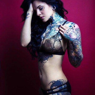 🔥 Heiße Fotos, Model-Portfolio  #30427 Tätowiermodell Heidi Lavon