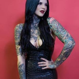🔥 Heiße Fotos, Model-Portfolio  #30432 Tätowiermodell Heidi Lavon