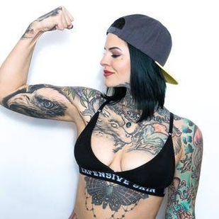 🔥 Heiße Fotos, Model-Portfolio  #30435 Tätowiermodell Heidi Lavon