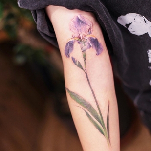 Weiblich Farbe  tattoo auf Unterarm #36167 | Tattoo Artist Franky Yang