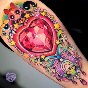 Weiblich Farbe  tattoo auf Unterarm #40089 | Tattoo Artist Laura Annunaki