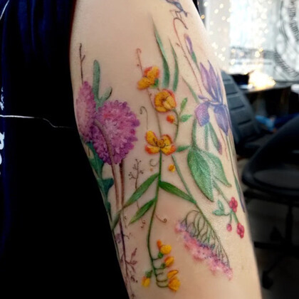 Tattoo-Ideen #55055 Tattoo Artist Galina Fiopentova