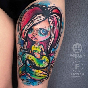 tattoo #11490 | Tattoo Artist Victoria KIWI Grigorieva